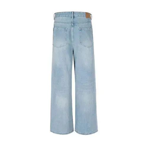 Designer × Japanese Brand × Jean Y2K Ripped Flare Baggy Jeans Size US 32 / EU 48 - 3 Thumbnail