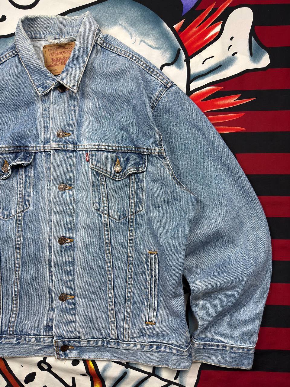 Levi's Vintage Levi's Denim Truck Jacket 70507 0214 Made In USA Size US L / EU 52-54 / 3 - 3 Thumbnail