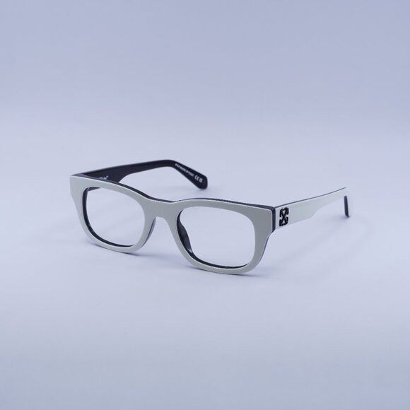 🕶️ New Off-White OERJ07N STYLE 7N 0100 Eyeglasses - White