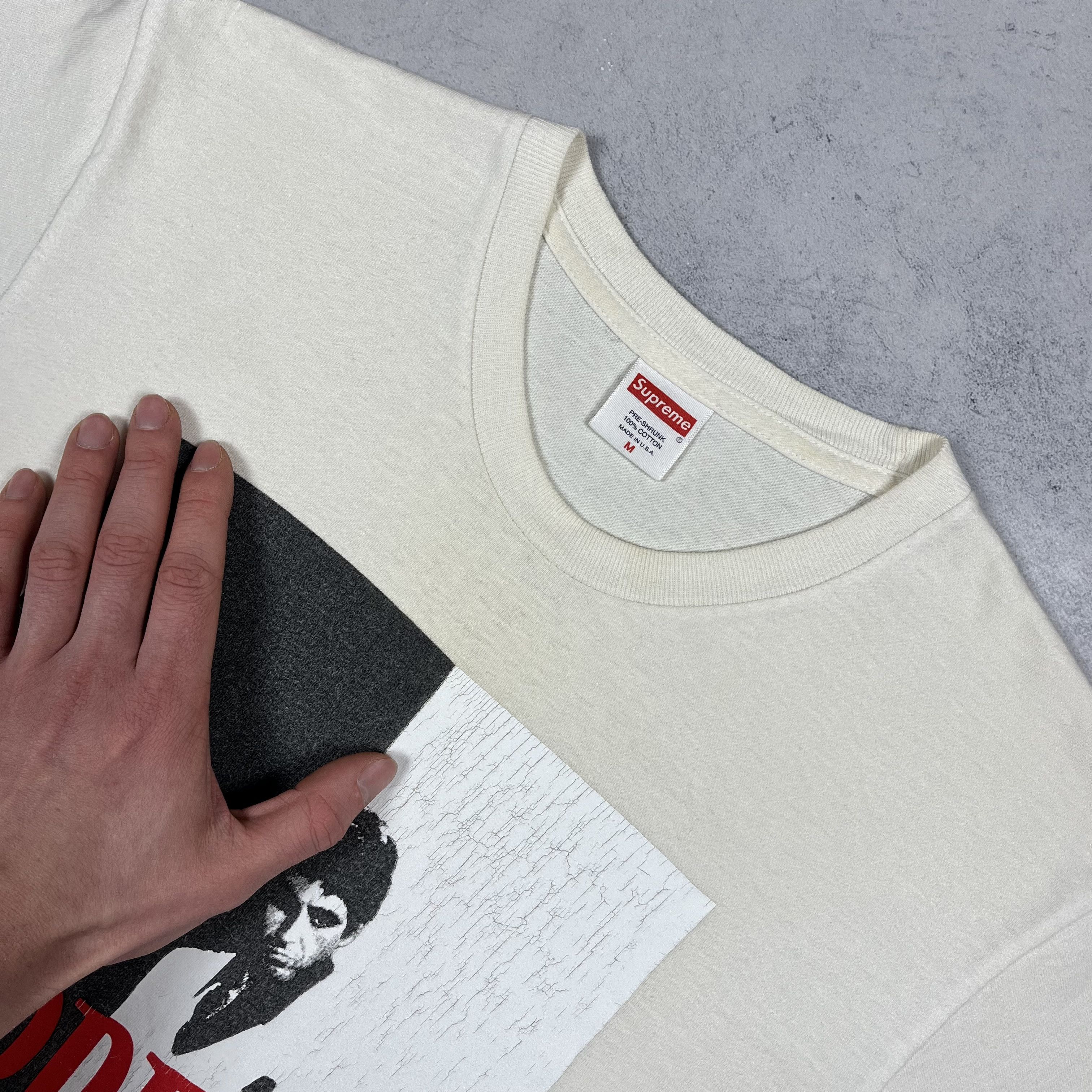 Supreme Supreme ScarFace Split Big Logo T Shirt Size US M / EU 48-50 / 2 - 15 Thumbnail