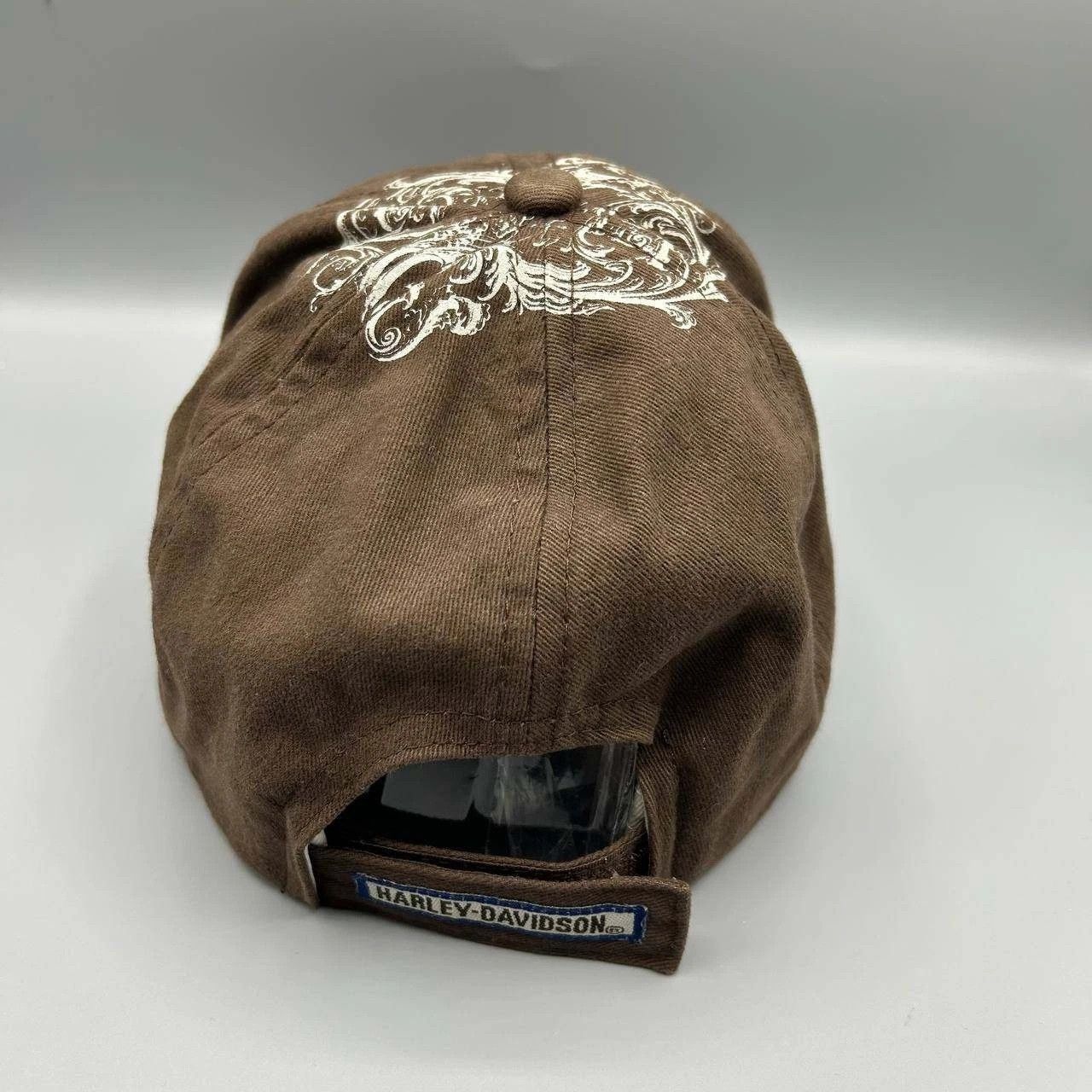 Harley Davidson Harley Davidson Motorcycles Hat Plaid Strap Back Cotton Size ONE SIZE - 6 Thumbnail