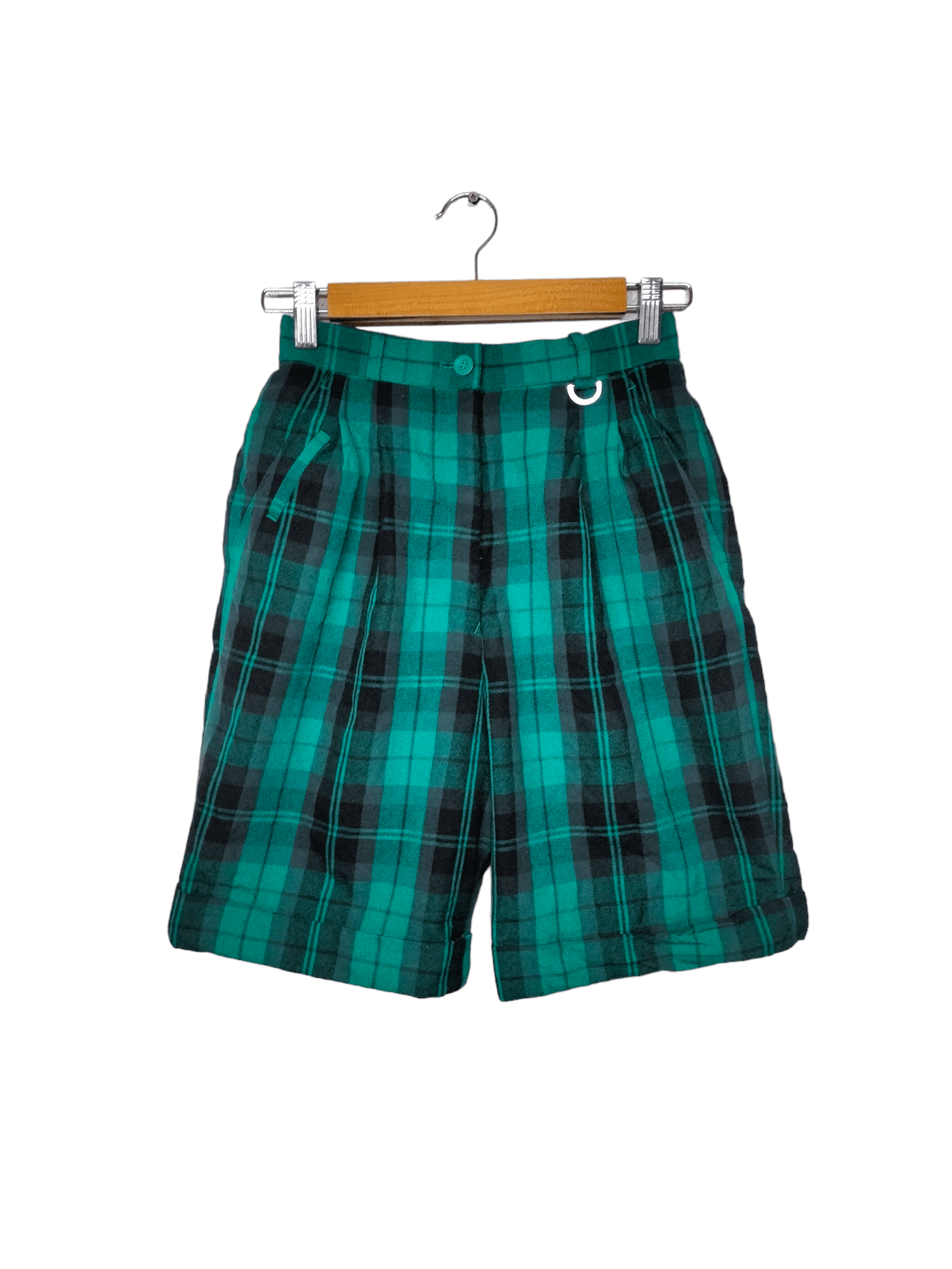 Vintage Christian Dior plaid shorts
