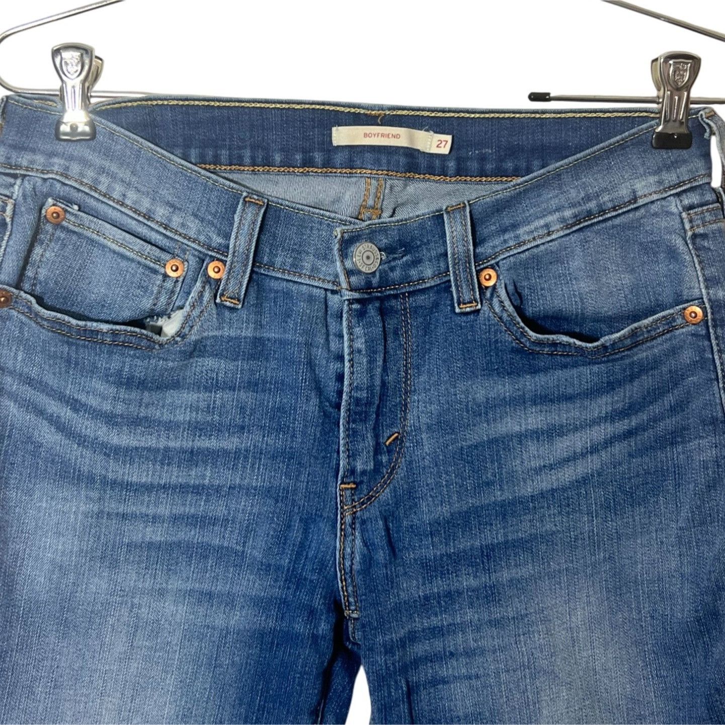 Levi's Levi's Boyfriend Jeans Size 27" / US 4 / IT 40 - 2 Thumbnail