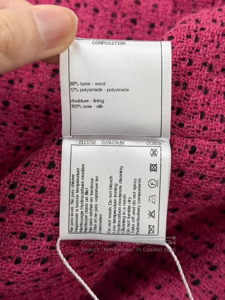 Chanel Chanel Pink rolled-edged flower glazed buckle four-pocket Size XS / US 0-2 / IT 36-38 - 8 Thumbnail