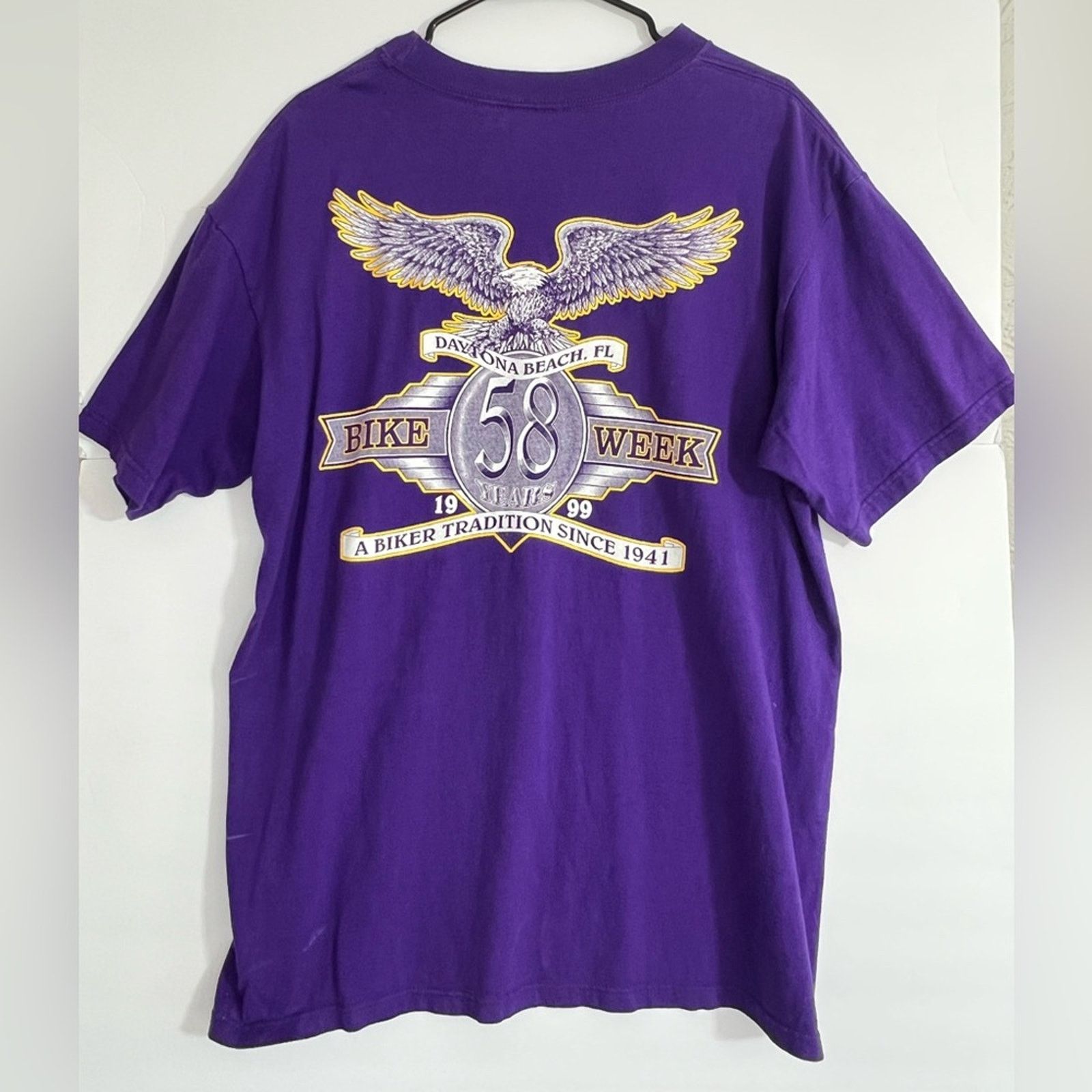 Vintage Vintage Daytona Bike Week Screamin Eagle Graphic Shirt 1999 Size US L / EU 52-54 / 3 - 2 Thumbnail