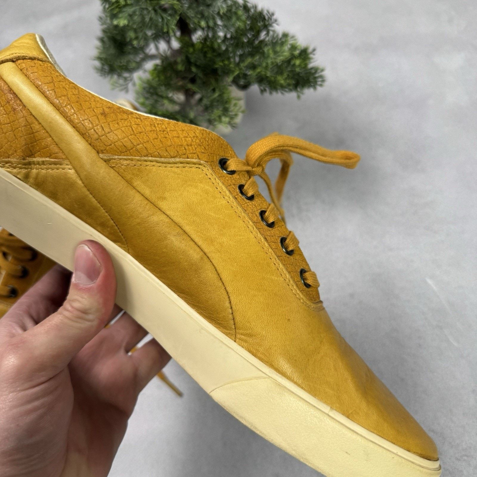 Puma Vintage Puma x Alexander McQueen Low Top Leather Shoes Size US 12 / EU 45 - 17 Thumbnail