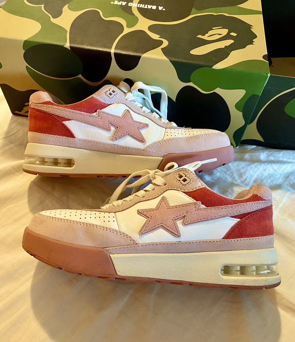 Bape Pink Bape Roadstas Size US 6 / EU 39 - 6 Thumbnail