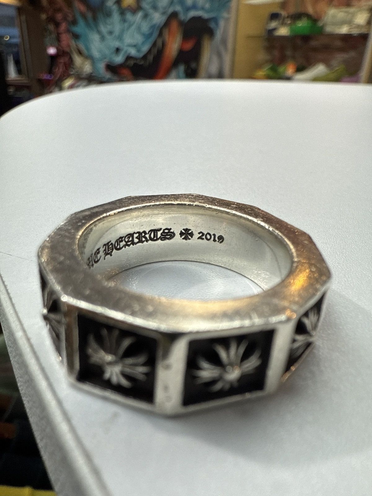 Chrome Hearts Chrome Hearts Alphabet Ring Size ONE SIZE - 4 Thumbnail