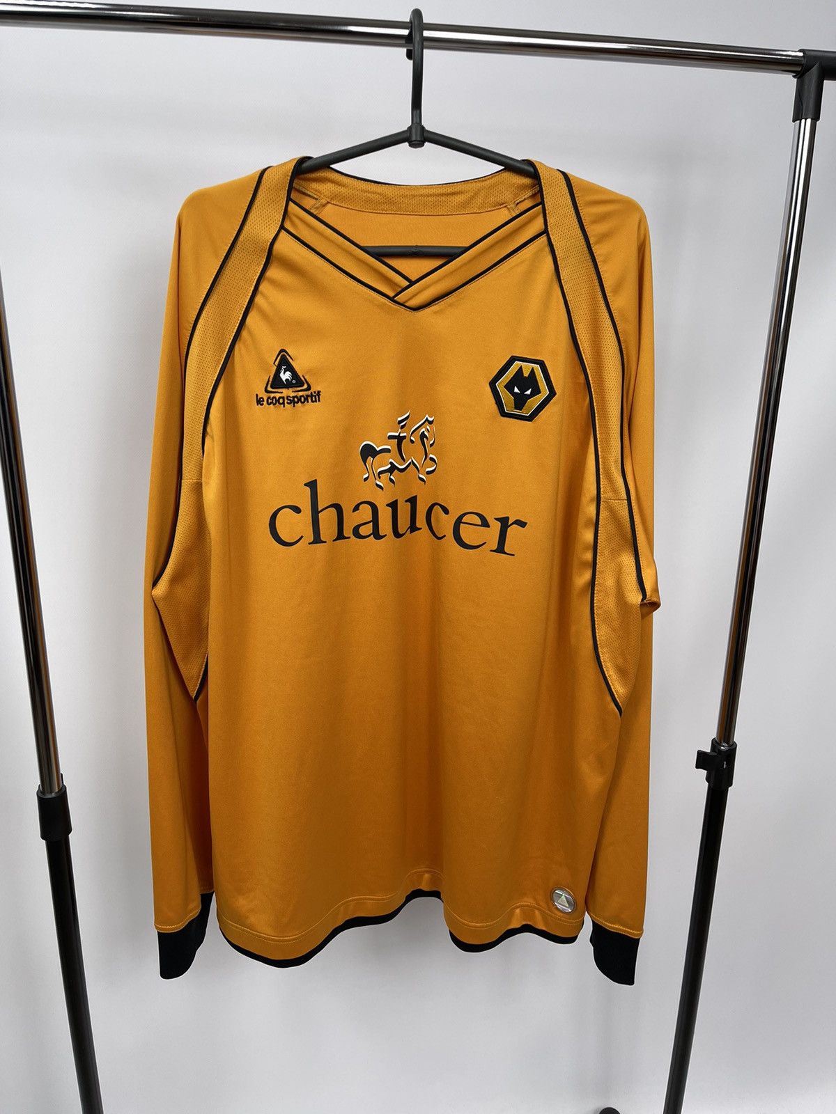 Le Coq Sportif Le Coq Sportif Wolverhampton Long Sleeve 2006-07 ShirtSizeXL Size US XL / EU 56 / 4 - 1 Thumbnail