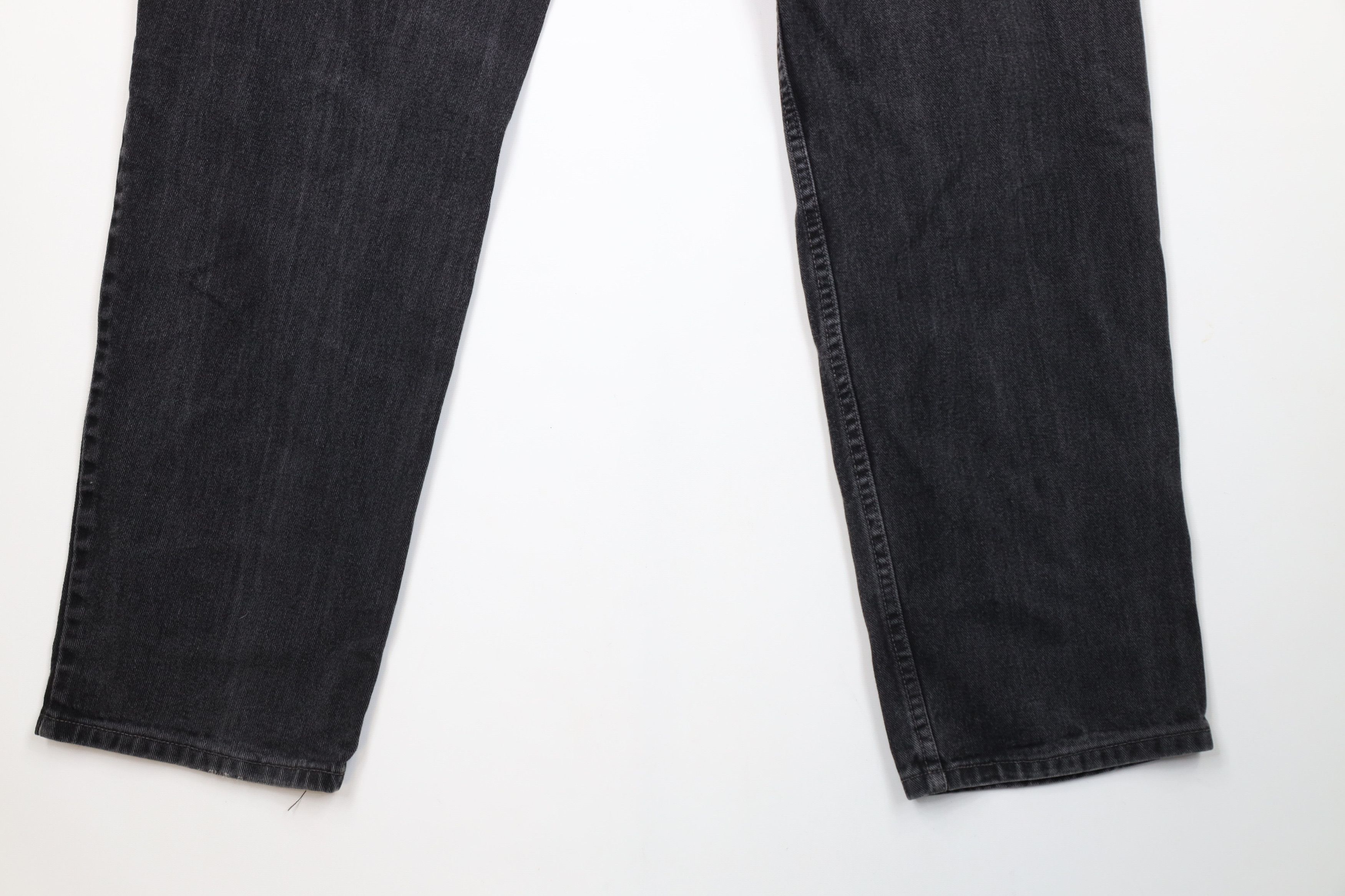 Levi's × Vintage Vintage 90s Levis 550 Relaxed Fit Denim Jeans Black Size US 38 / EU 54 - 12 Thumbnail
