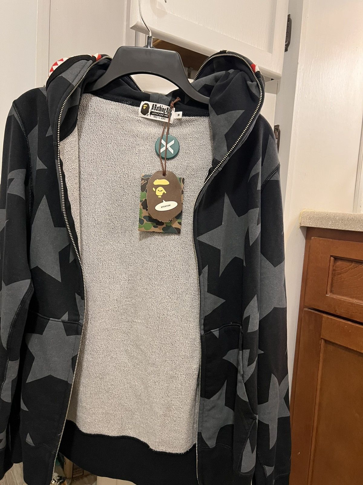 Bape Bapesta Shark Full Zip Hood Size US M / EU 48-50 / 2 - 6 Thumbnail