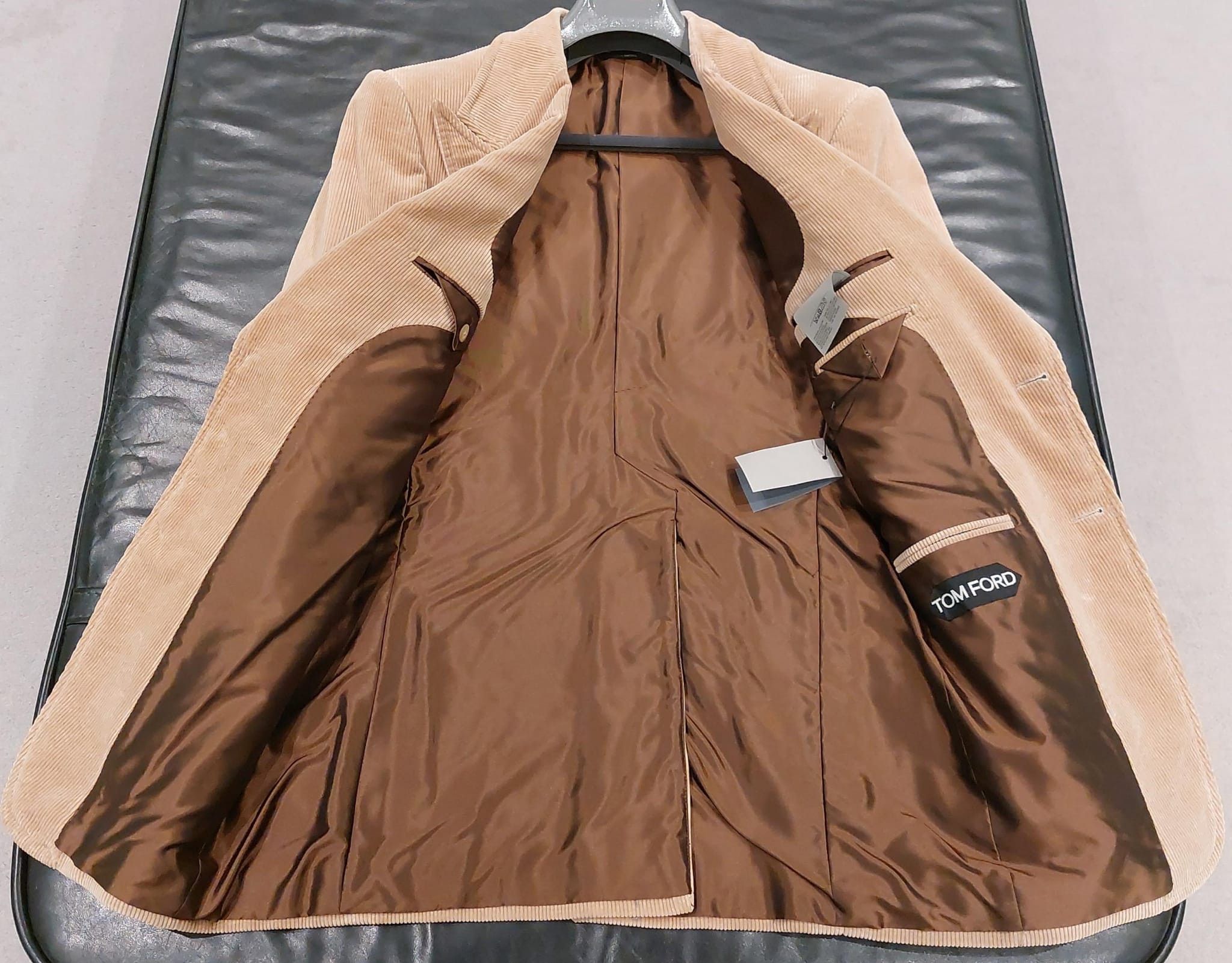 Tom Ford o1loc1c0724 Jacket in Beige Size US M / EU 48-50 / 2 - 2 Thumbnail