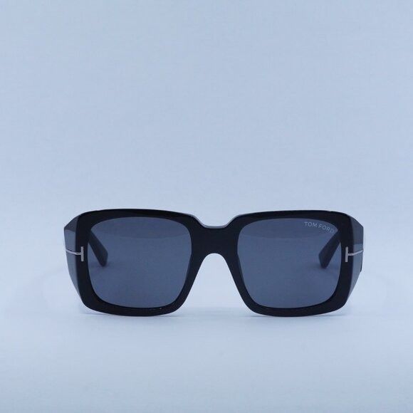 Tom Ford Tom Ford Ryder-02 FT1035-N 01A Sunglasses Black Square Frame Size ONE SIZE - 4 Thumbnail
