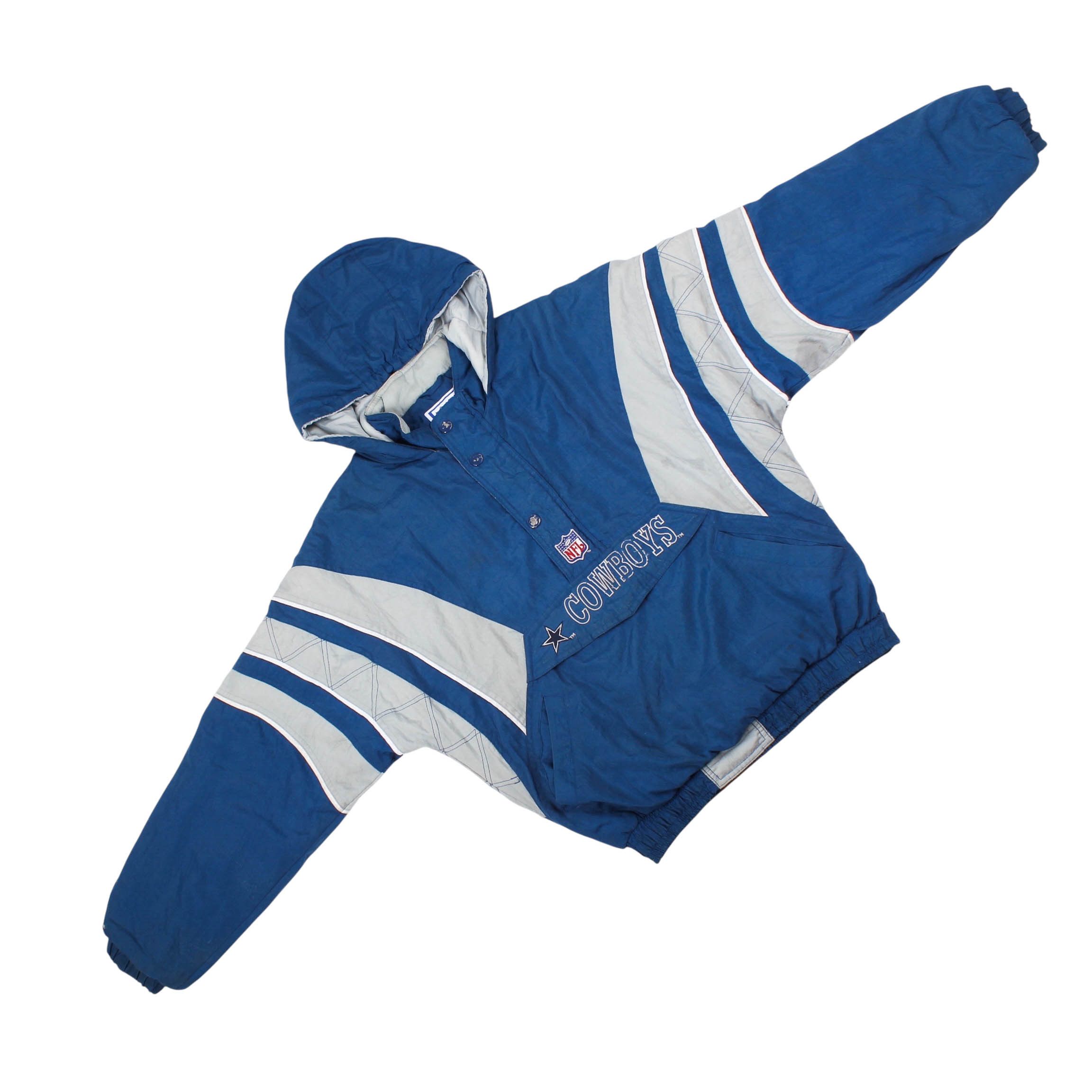 Starter Dallas Cowboys Jacket 90s Starter NFL Pro Line Hoodie Size US XL / EU 56 / 4 - 3 Thumbnail