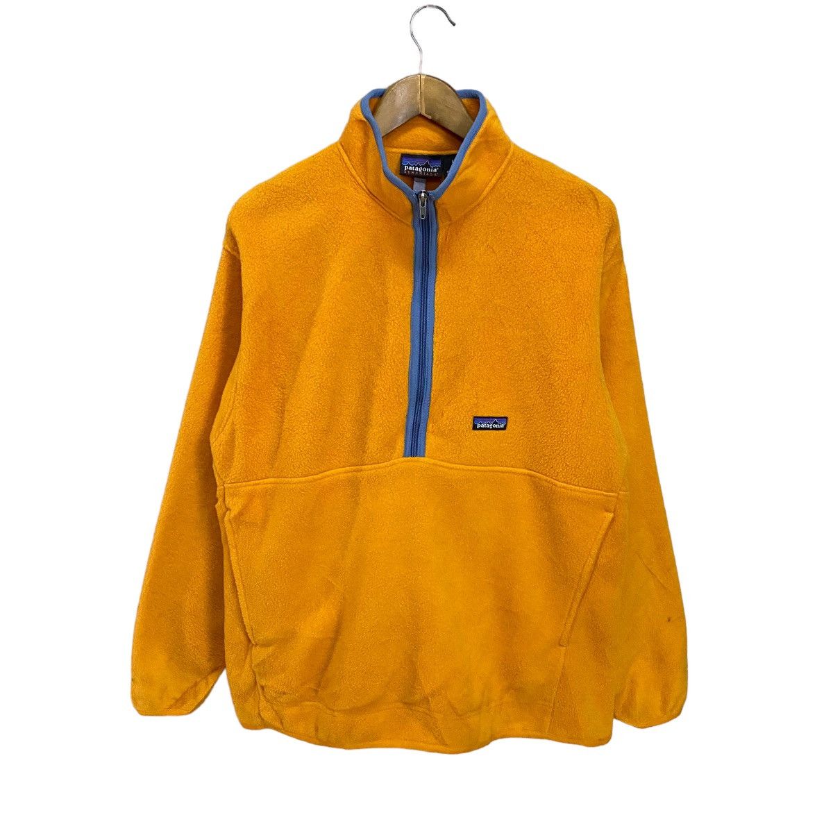 image of Patagonia Pull Over Half Zipper Fleece in Yellow, Men's (Size Large)