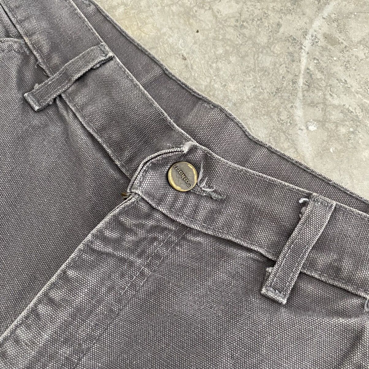 Carhartt Vintage Carhartt Faded Charcoal Grey Ripped Carpenter Pants Size US 34 / EU 50 - 9 Thumbnail