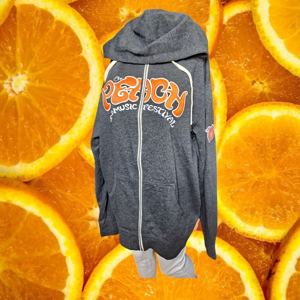 Other Independent Trading Co Peach Music Festival Zip Up Hoodie Sw Size US XL / EU 56 / 4 - 8 Thumbnail