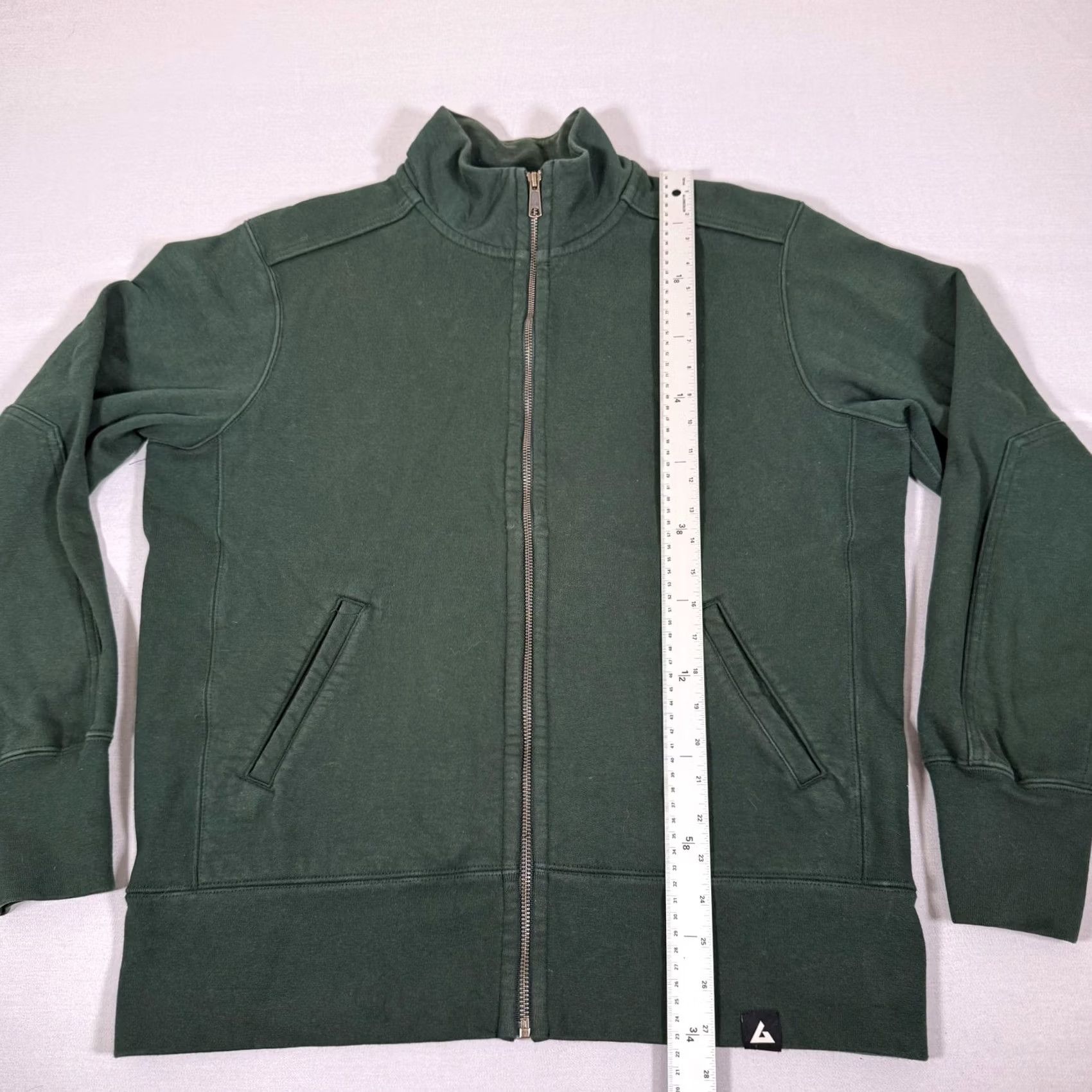 Vintage American Giant Sweatshirt Mens L Green Full Zip Heavyweight Cotton Fleece USA Work Size US L / EU 52-54 / 3 - 5 Thumbnail
