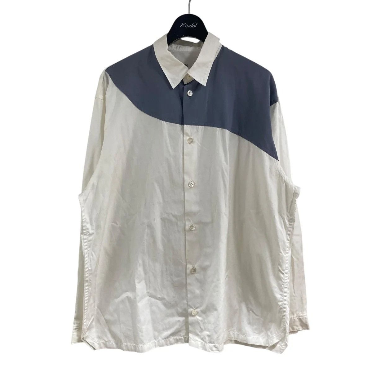Yohji Yamamoto 2 Tone Shirt Size US S / EU 44-46 / 1 - 1 Thumbnail