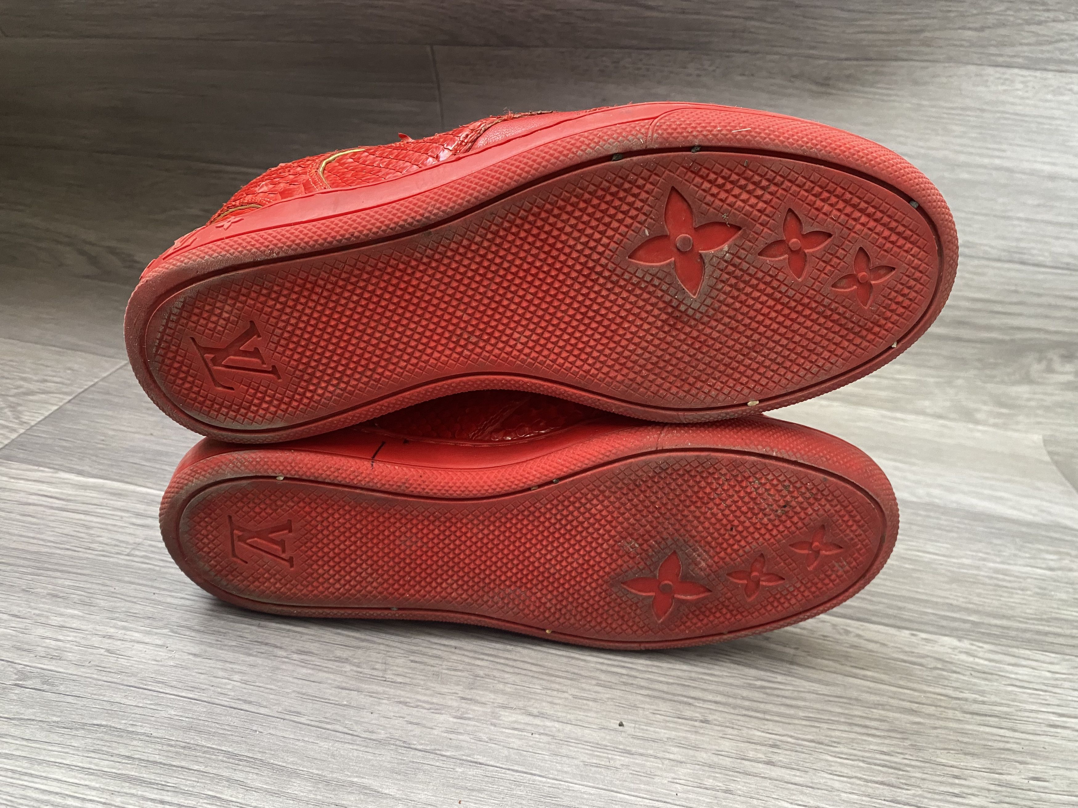 Designer × Louis Vuitton Louis vuitton wedge monogram sneaker boots sz 36 Size US 6 / IT 36 - 15 Thumbnail