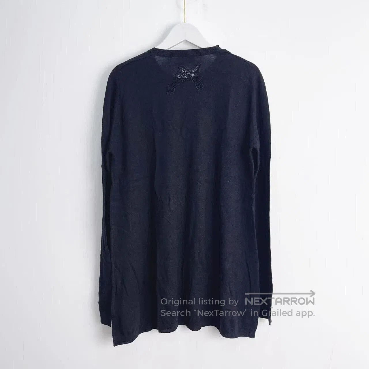Valentino Valentino Black Cashmere Long Sleeve Top. Size US L / EU 52-54 / 3 - 2 Thumbnail