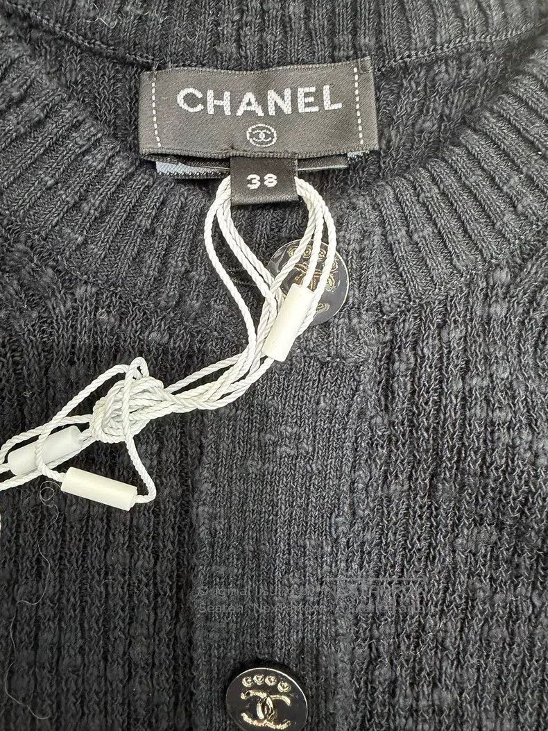 Chanel Chanel Black long-sleeved cardigan coat Size XS / US 0-2 / IT 36-38 - 4 Thumbnail