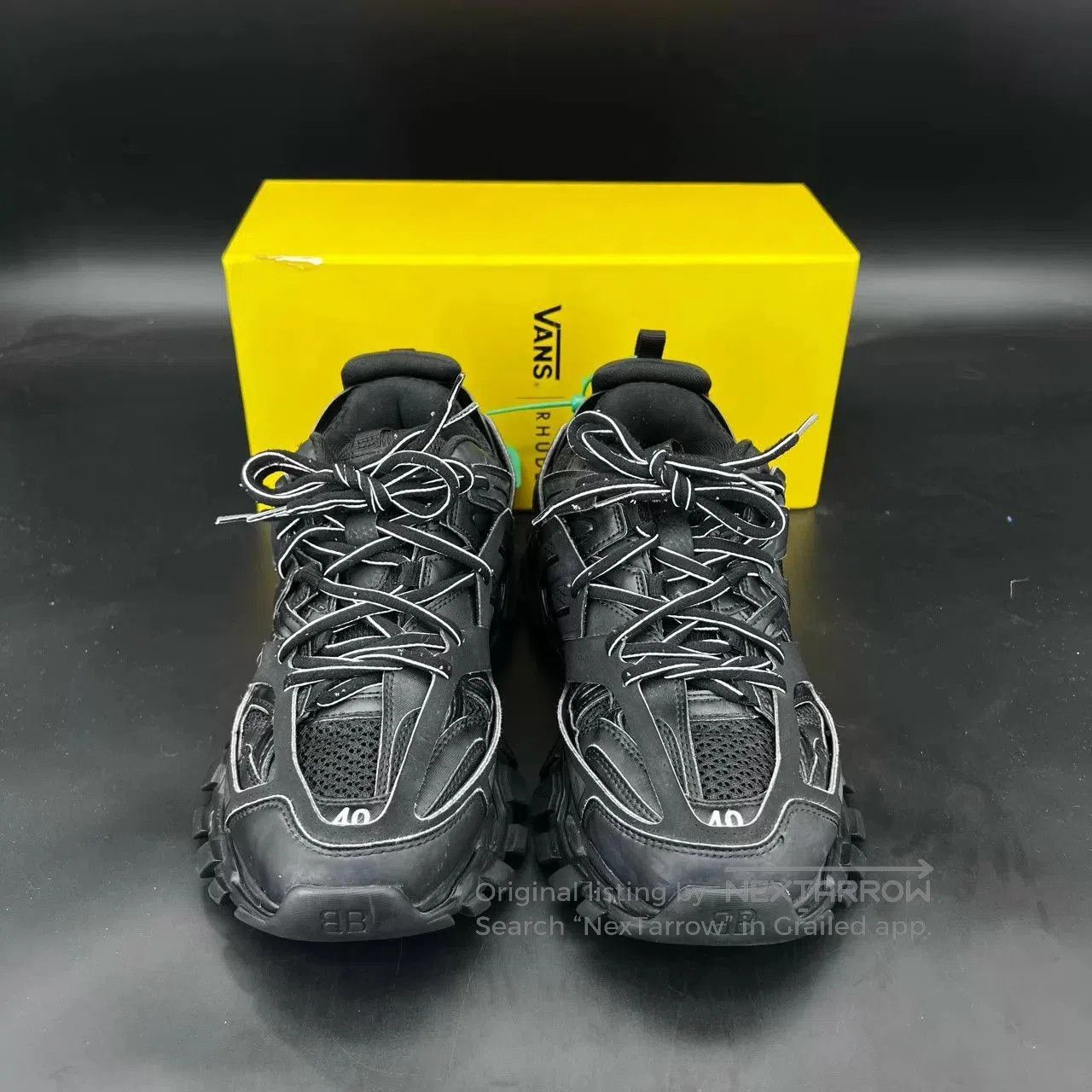Balenciaga Black Athletic Sneakers Size 7. Size US 7 / EU 40 - 5 Thumbnail