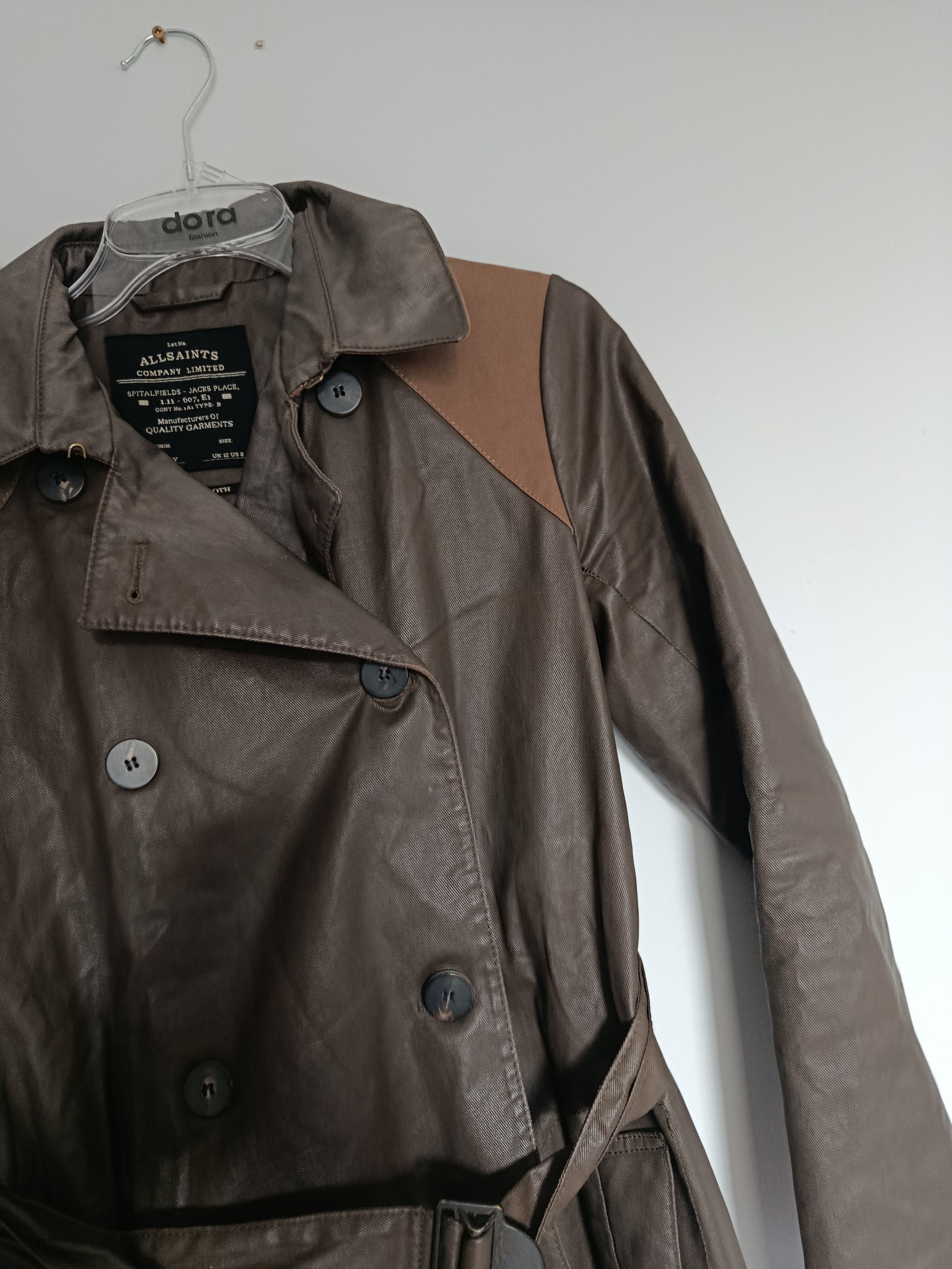 Allsaints AllSaints Vintage double-breasted coat Size L / US 10 / IT 46 - 3 Thumbnail