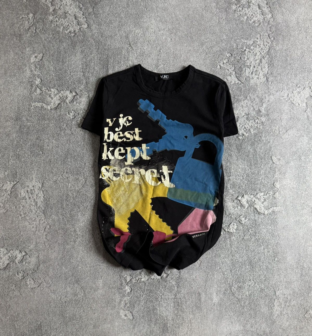 Versace Jeans Couture Versace Jeans Couture VJC vintage retro big logo tee tshirt Size S / US 4 / IT 40 - 1 Thumbnail