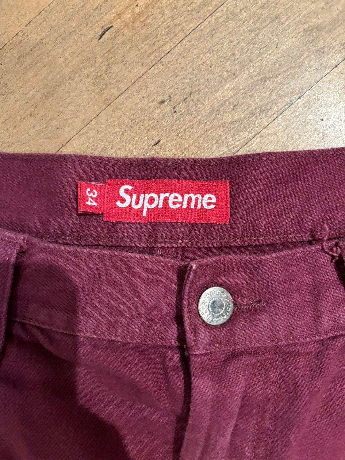 Supreme Supreme plum baggy pants Size US 34 / EU 50 - 4 Thumbnail