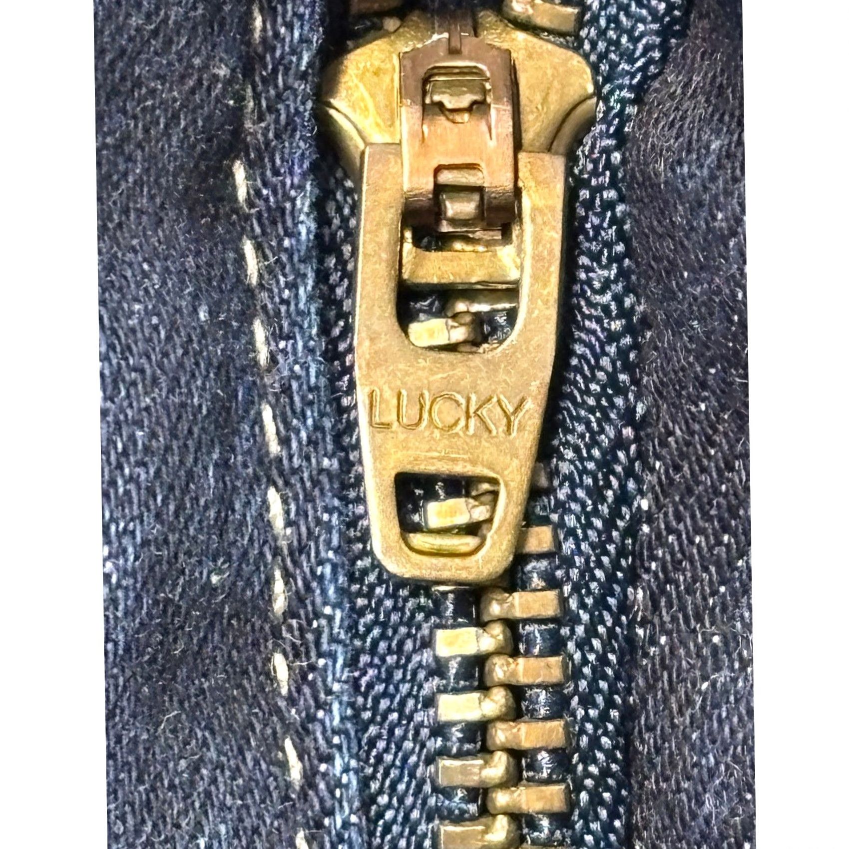 Lucky Brand Lucky Brand Jeans Dark Wash Straight Ankle Mid Rise 31 Women's Jeans 31x28 Slim Pockets Zipper Logo Denim Cotton Blend Spandex Size 24" / US 00 / IT 34 - 3 Thumbnail