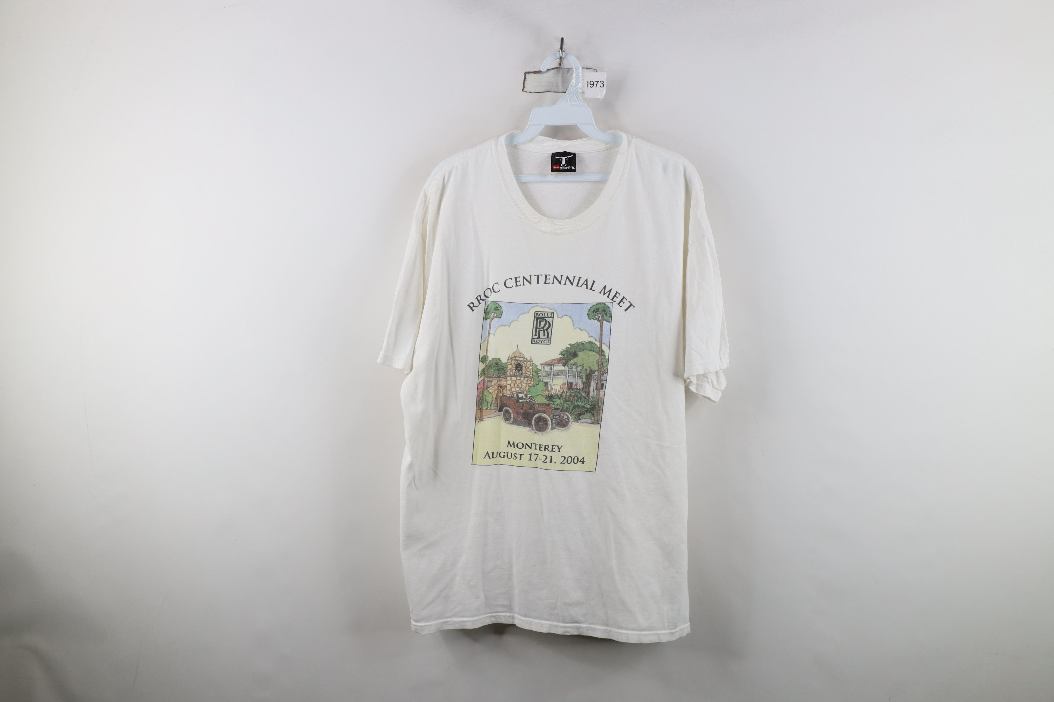 Vintage Vintage Y2K Centennial Rolls Royce Short Sleeve T-Shirt 2004 Size US XL / EU 56 / 4 - 1 Thumbnail