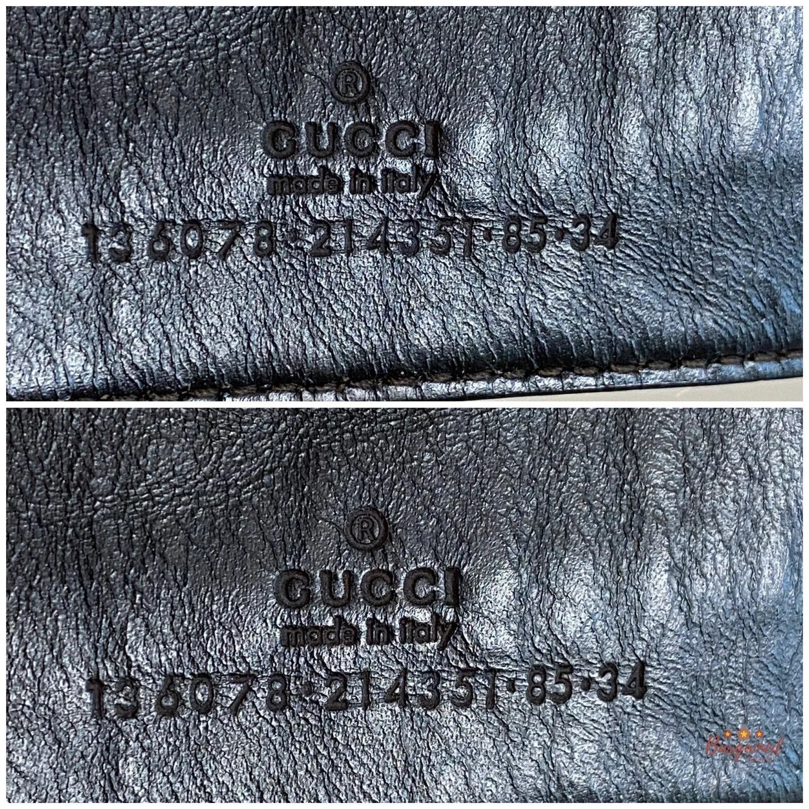 Gucci Gucci Monogram Canvas Metallic Leather Bamboo Buckle Belt Size 30 - 8 Thumbnail