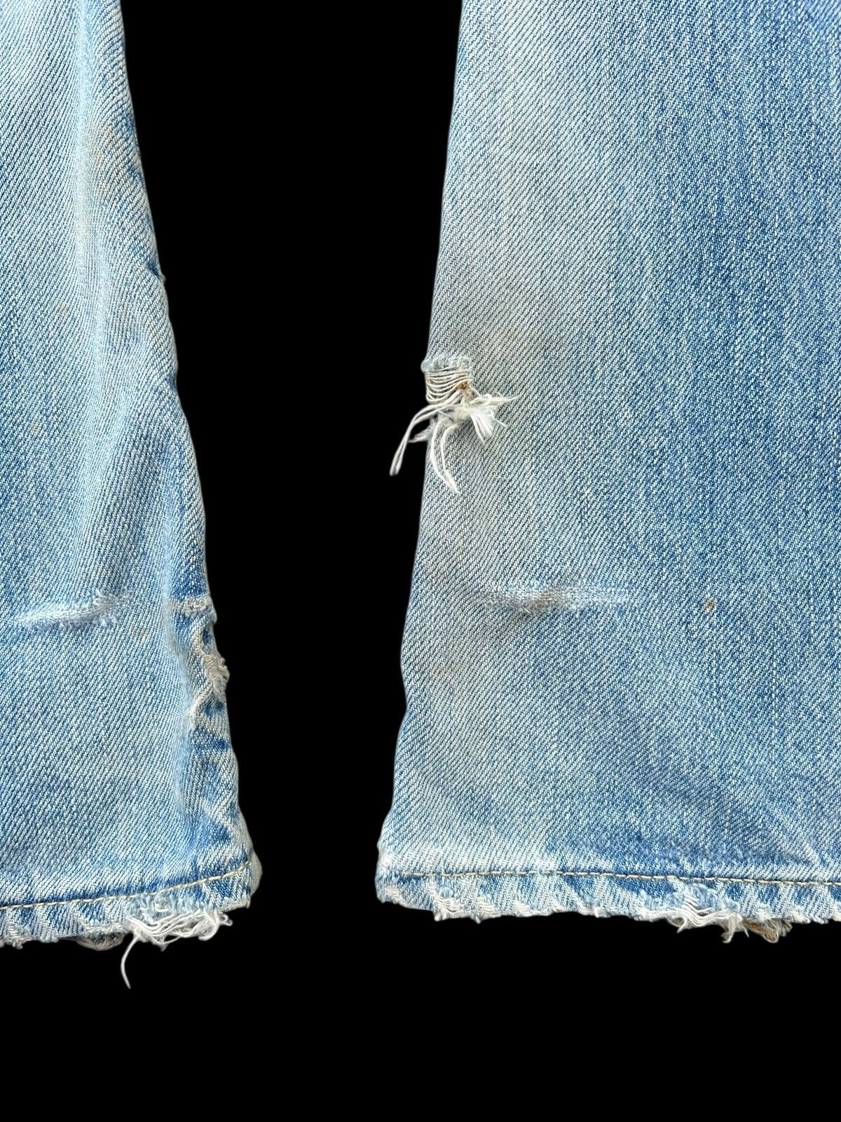 Hysteric Glamour Thrashed Vintage Hysteric Glamour Selvedge Flare Denim Jeans Size US 32 / EU 48 - 7 Thumbnail