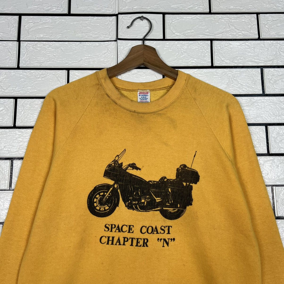 Vintage 80's SPACE COAST CHAPTER N Motorcycle Sweatshirt #4019-C183 Size US M / EU 48-50 / 2 - 2 Thumbnail