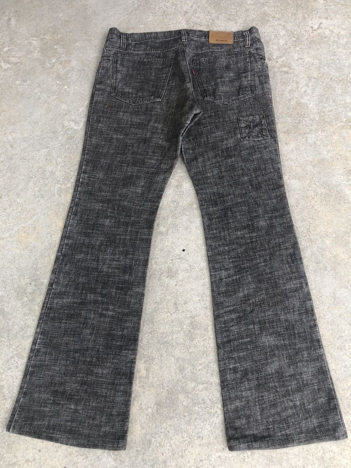 If Six Was Nine Japanese L7 Real Flared Jeans Distressed Jeans Size US 33 - 3 Thumbnail