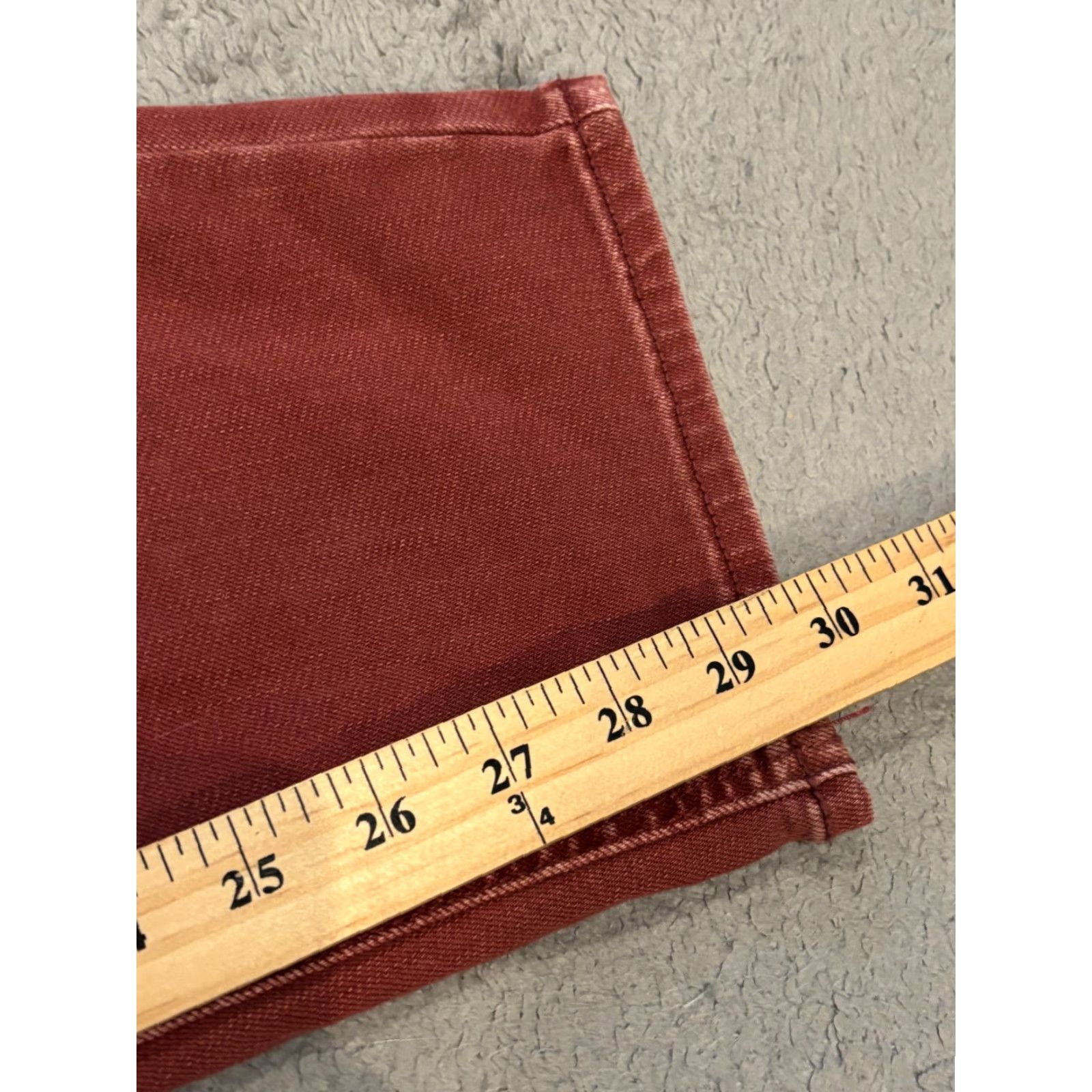 American Eagle Outfitters VINTAGE American Eagle Jeans Womens 14L Red Denim Mom Stretch Pants 90s Baggy Shirt? Size 36" / US 14 / IT 50 - 7 Thumbnail