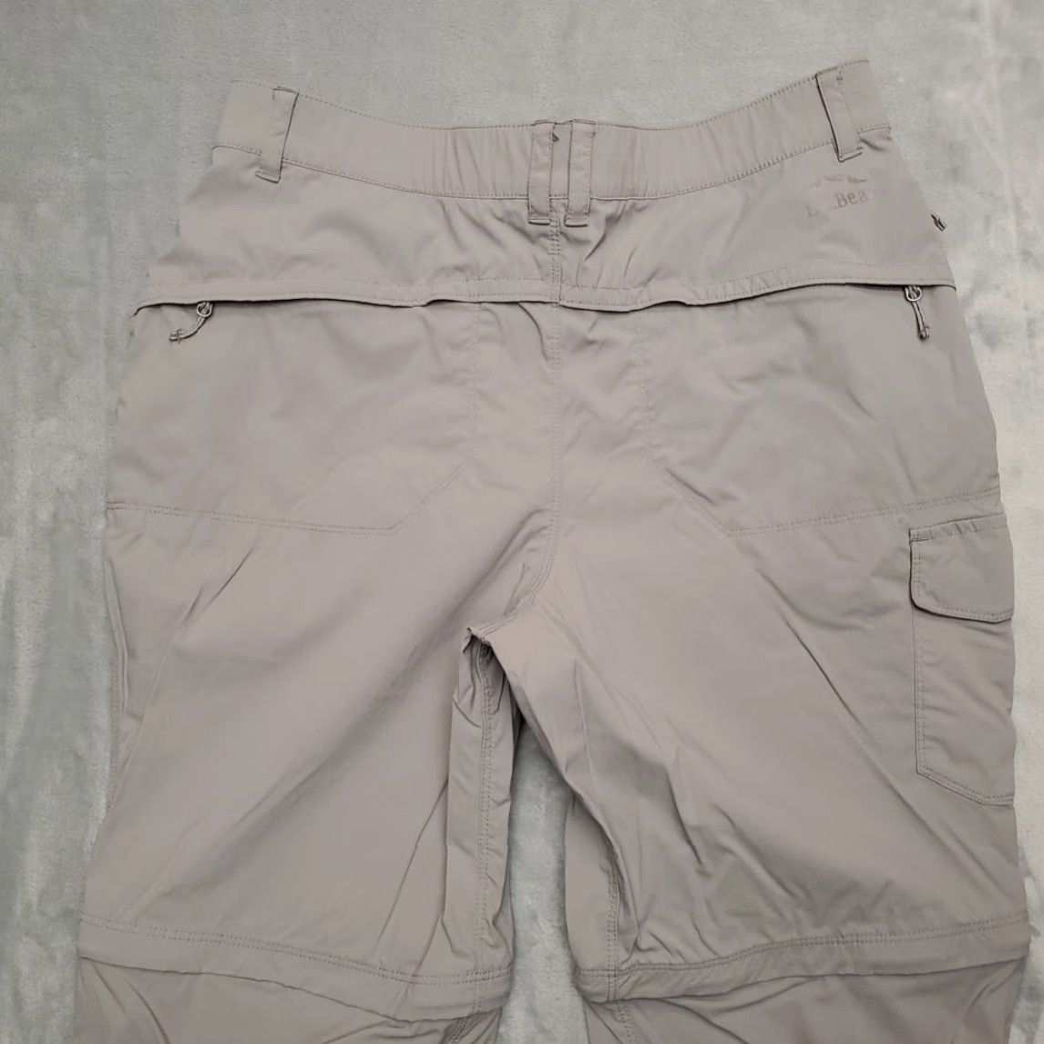 Vintage LL Bean Pants Womens M Gray Tropicwear Nylon Convertible Lightweight Outdoors Size 32" / US 10 / IT 46 - 6 Thumbnail