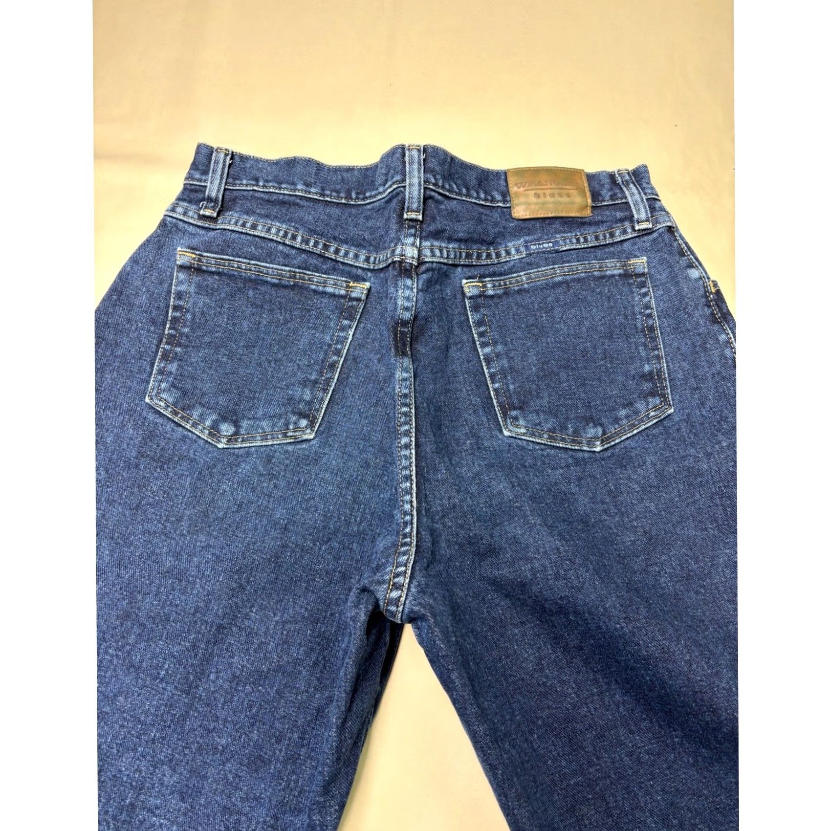 Wrangler Wrangler Blues Jeans Dark Wash 32x30 Relaxed Fit Denim Men WB101AD 5-Pocket Wide-Leg Cotton Green? Size US 32 / EU 48 - 7 Thumbnail