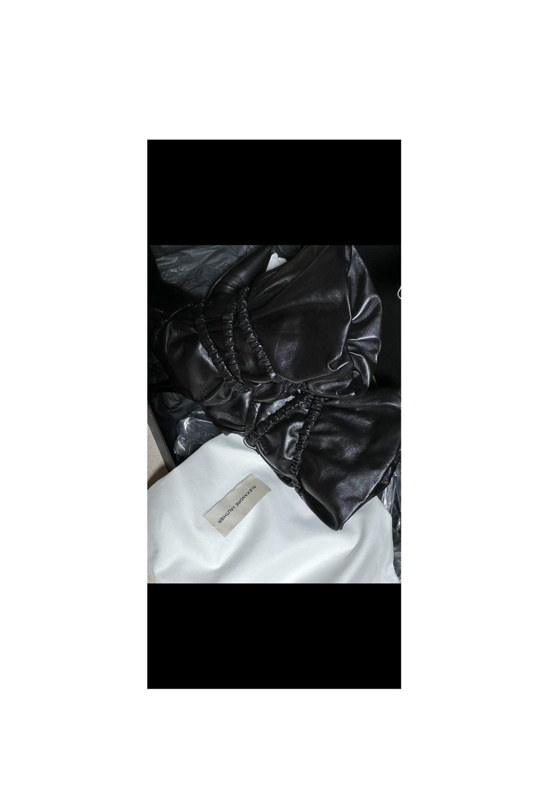 Alexandre Vauthier Alexandre Vauthier Dune 100 Black Leather Boots Size US 7 / IT 37 - 2 Thumbnail