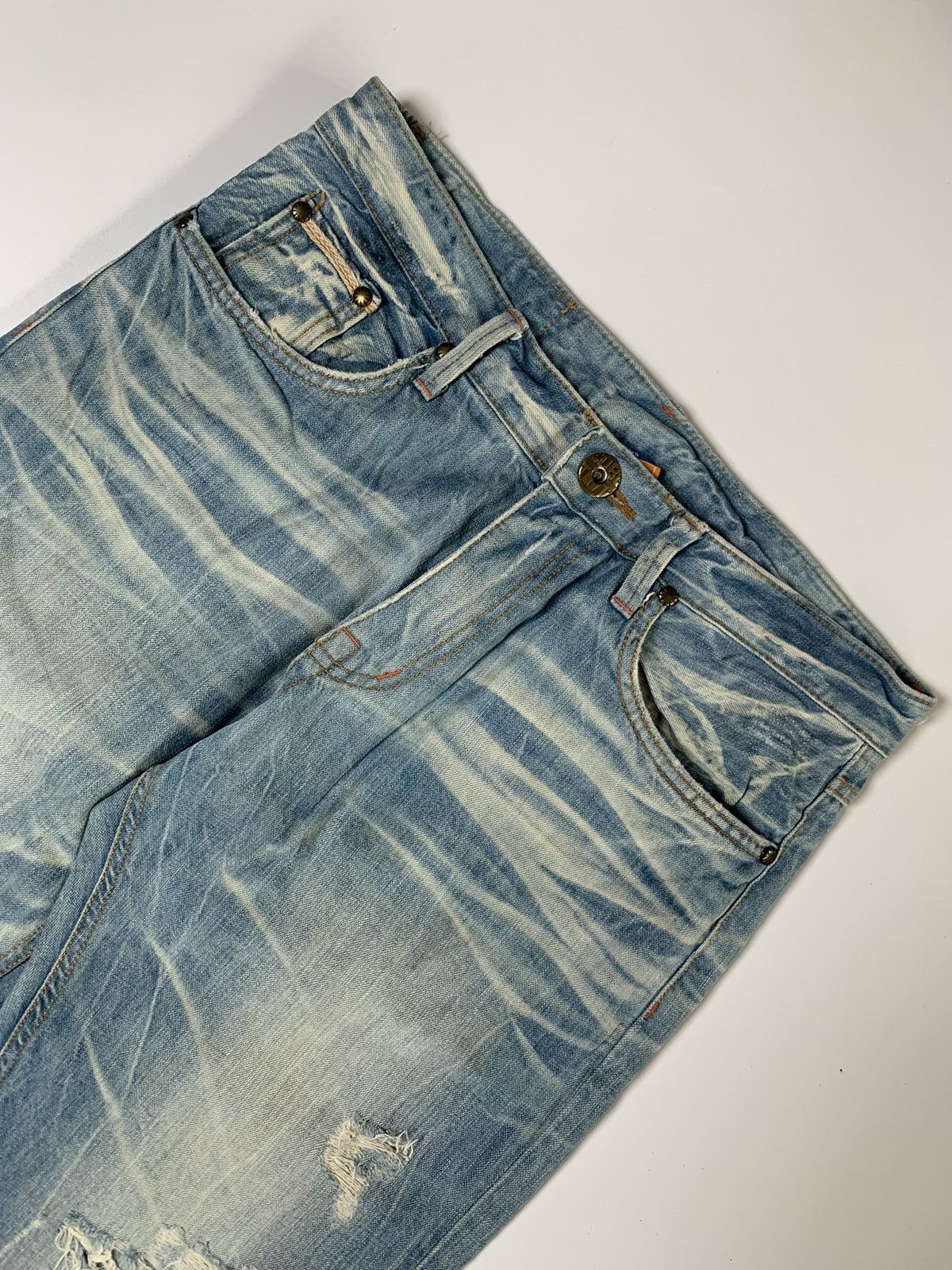 Plan B Vintage skate plan b clawmark distressed jeans Size US 32 / EU 48 - 2 Thumbnail