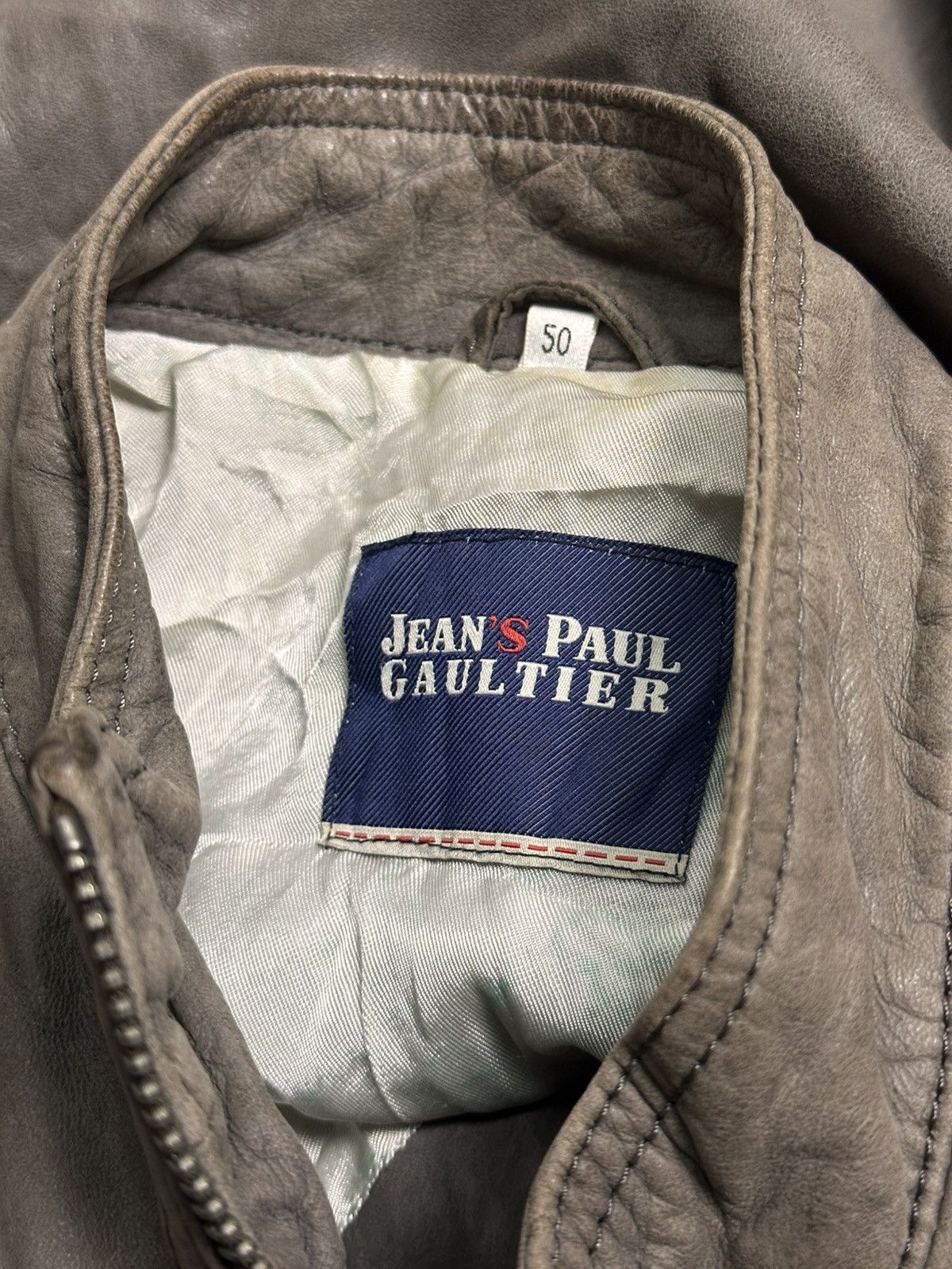 Jean Paul Gaultier 00’s Jean Paul Gaultier Sheepskin Leather Biker Jacket Size US M / EU 48-50 / 2 - 21 Thumbnail