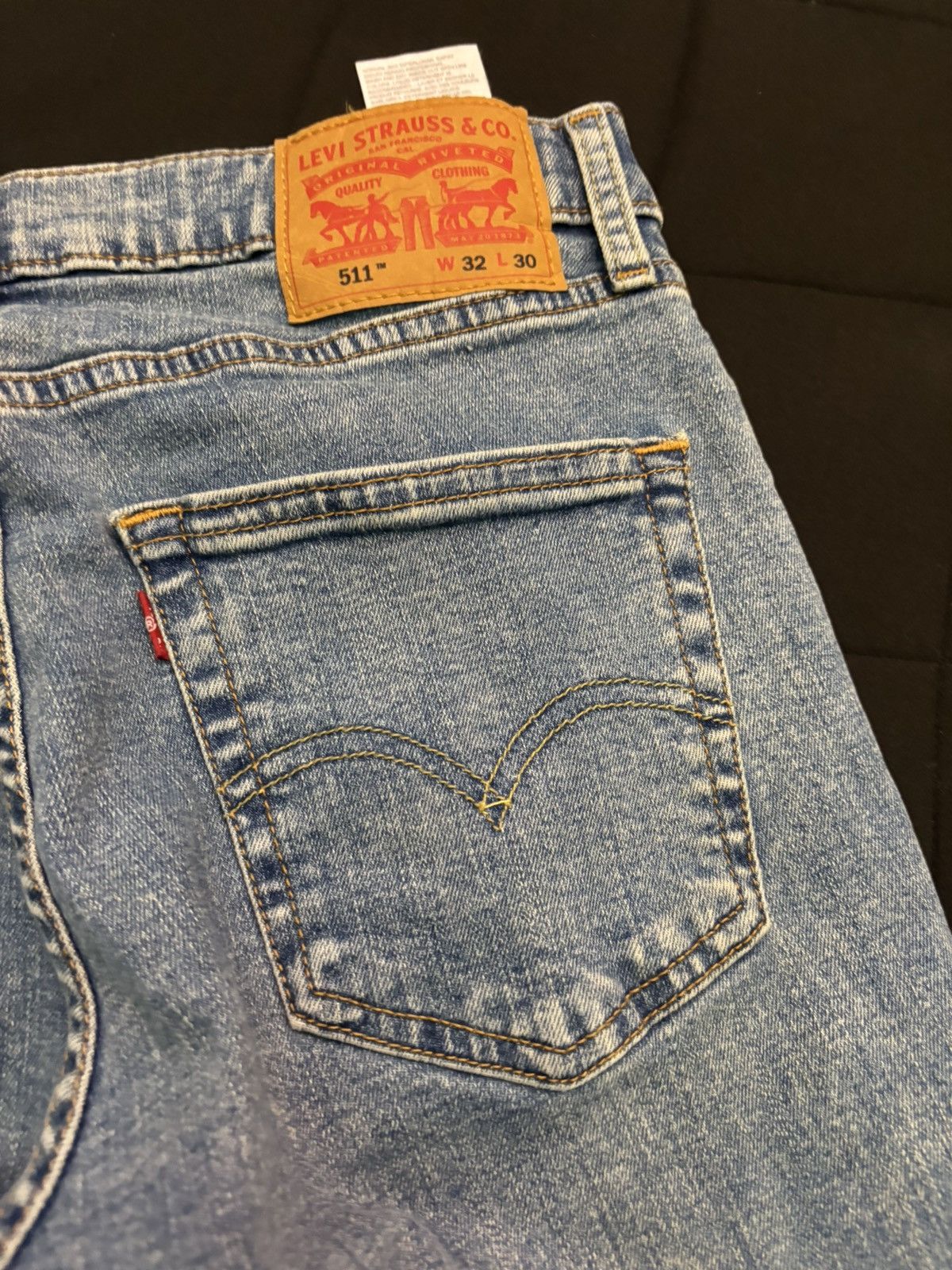 Levi's Levis Blue Skinny Jeans Size US 32 / EU 48 - 4 Thumbnail
