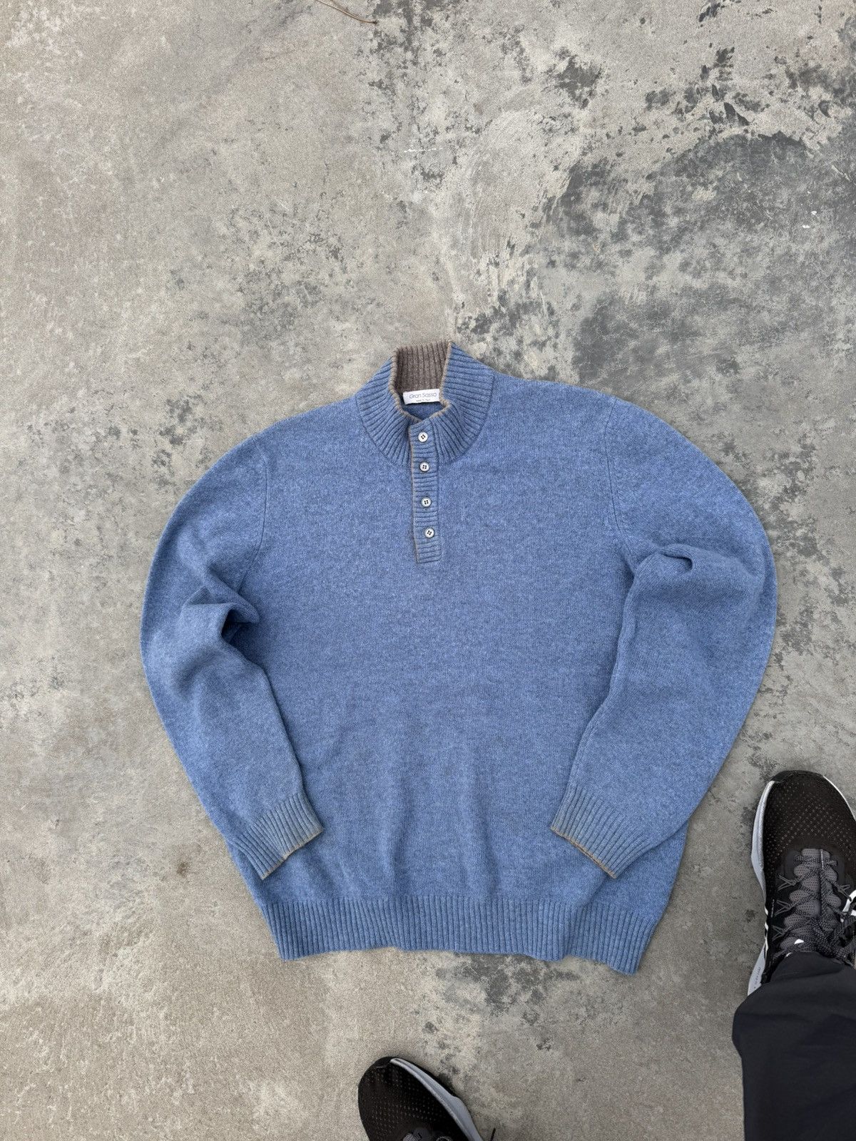 Vintage Gran Sasso Wool Knit Luxury Sweater Crew Neck Old Many Size US L / EU 52-54 / 3 - 10 Thumbnail
