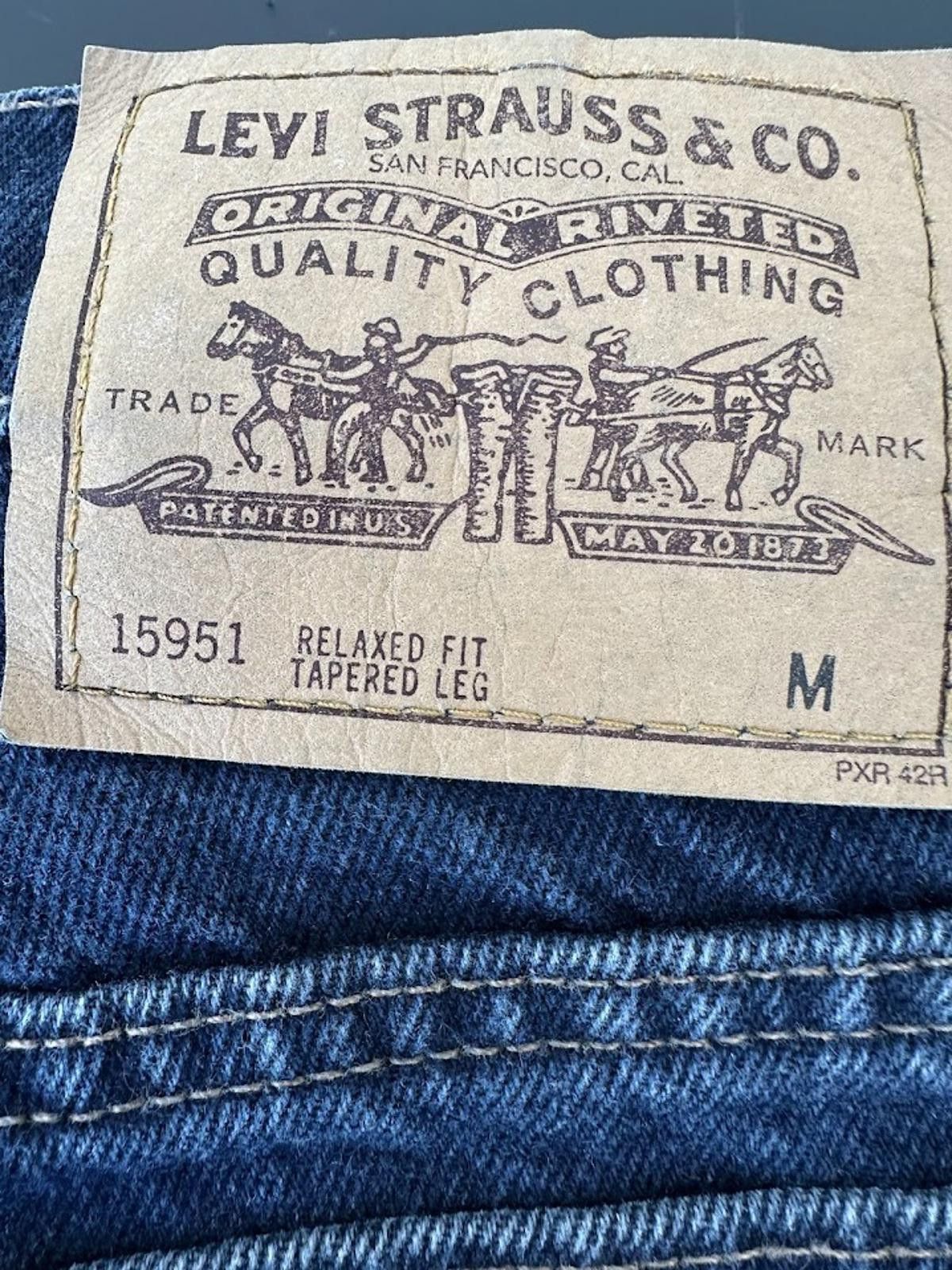 Other Levi’s 15951 Relaxed Taper Jeans USA 12 Medium Size 34" / US 12 / IT 48 - 3 Thumbnail