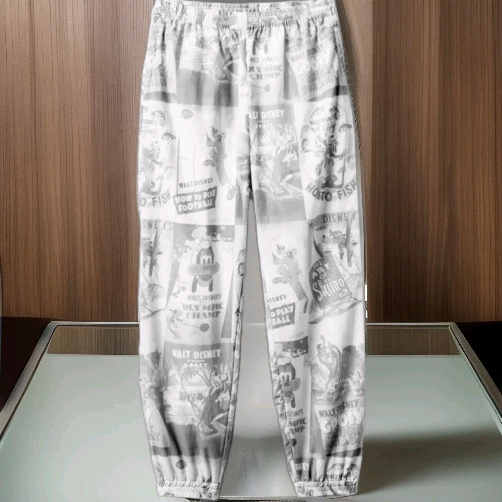 Disney Disney Store VTG Goofy Sweatpants Unisex Graphic Spell Out M Size 30" / US 8 / IT 44 - 4 Thumbnail