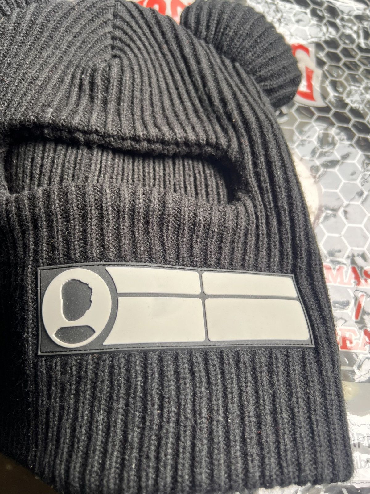 Japanese Brand Jose Wong ABCD mask beanie with ears Size ONE SIZE - 2 Thumbnail