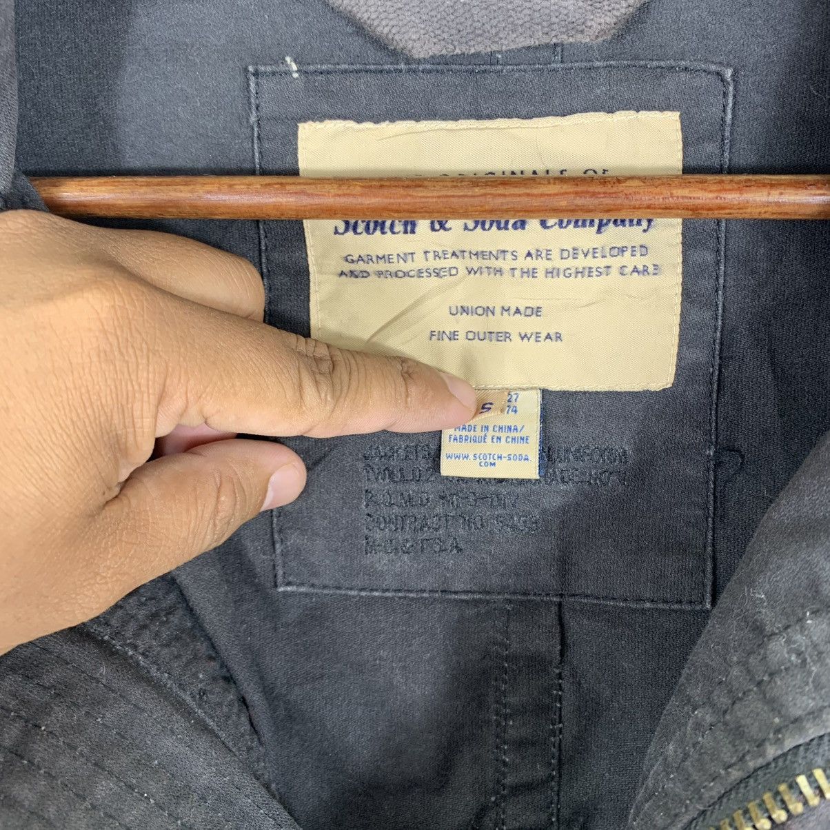 Scotch & Soda 🔥🔥VINTAGE SCOTH AND SODA COMPANY MILITARY HOODIE JACKET Size US S / EU 44-46 / 1 - 11 Thumbnail
