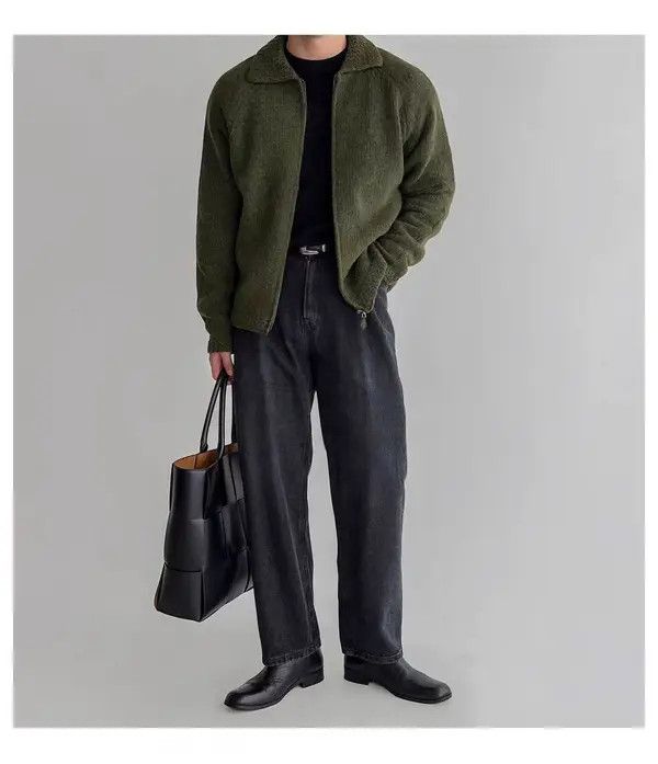 Japanese Brand Vintage Green L Casual Knit Sweater Lapel Jacket Coat Size US M / EU 48-50 / 2 - 5 Thumbnail