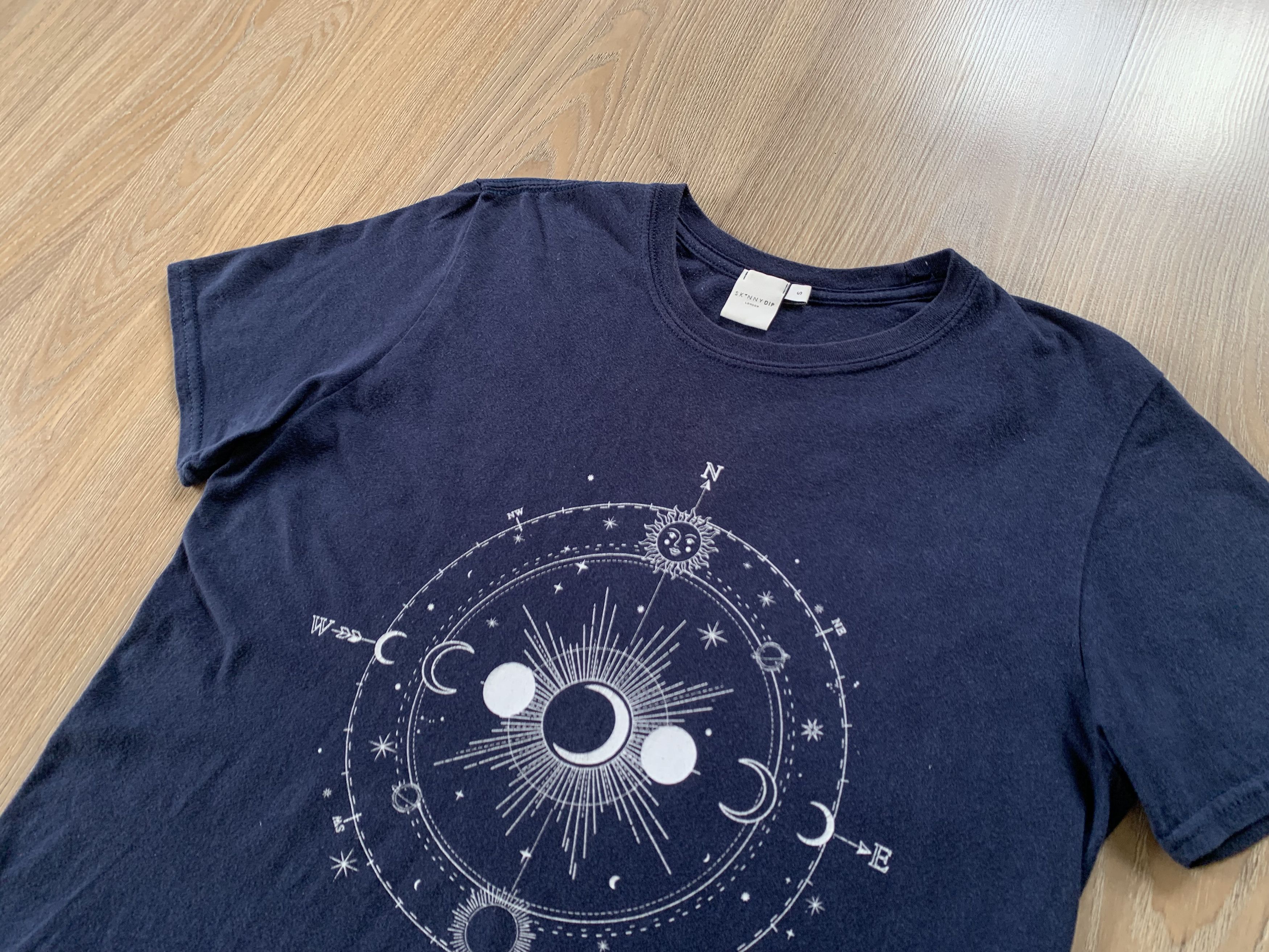 Other SkinnyDip Vintage Blue Printed T-Shirt Size US S / EU 44-46 / 1 - 4 Thumbnail